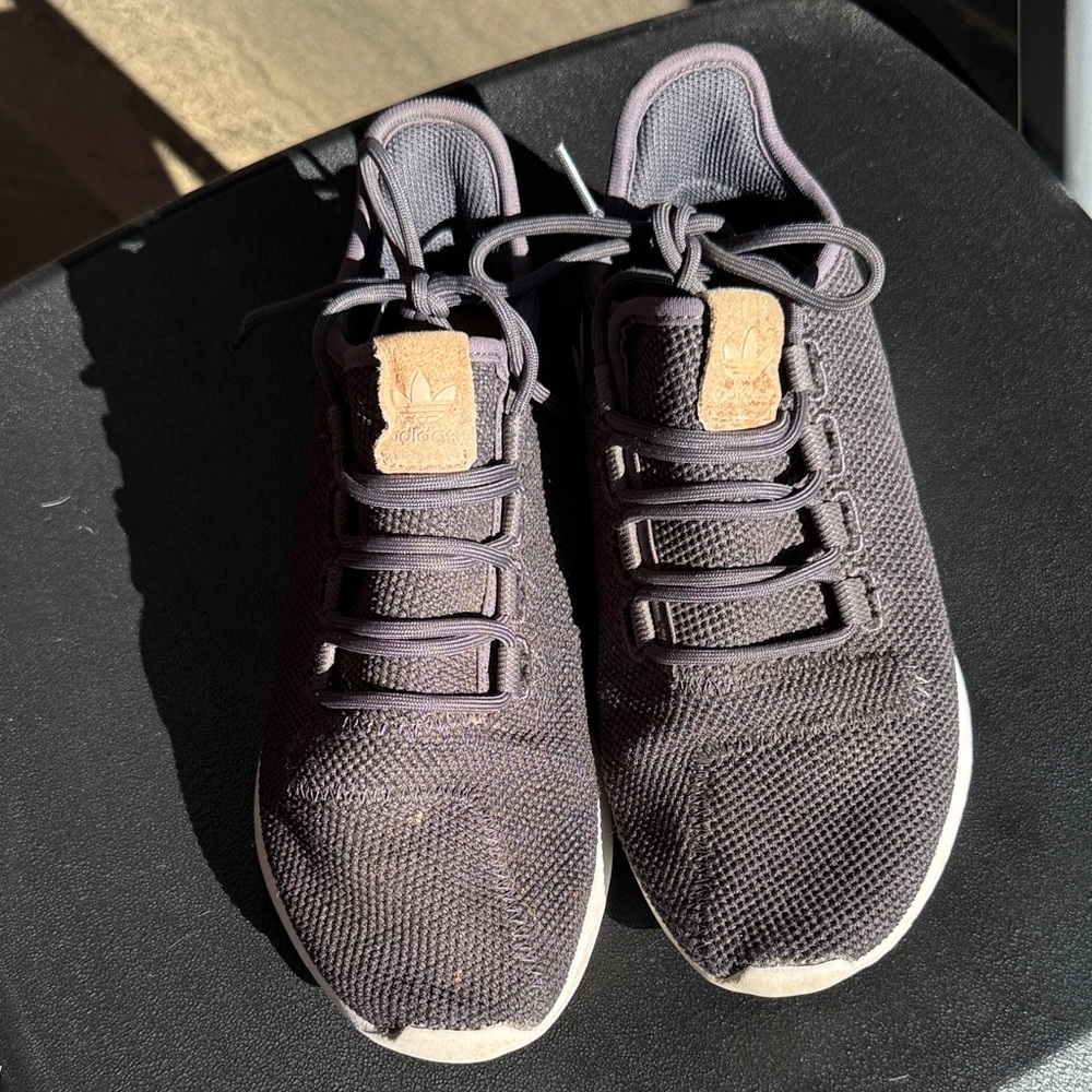 Adidas Gray and Tan Casual Sneakers